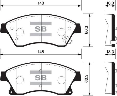 FI.BA filter FBP1362 Brake Pad Set, disc brake FBP1362
