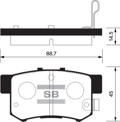 FI.BA filter FBP1368 Brake Pad Set, disc brake FBP1368