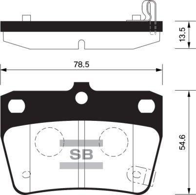 FI.BA filter FBP1457 Brake Pad Set, disc brake FBP1457
