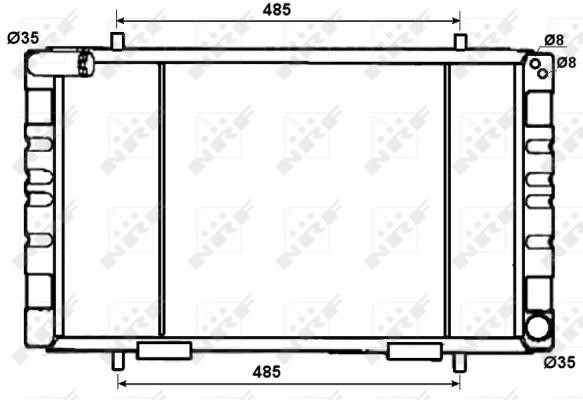 Wilmink Group WG1722013 Radiator, engine cooling WG1722013