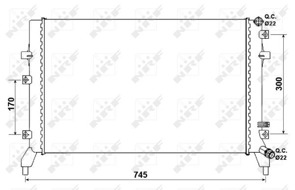 Wilmink Group Radiator, engine cooling – price