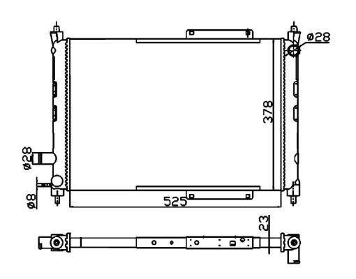 Wilmink Group WG1722925 Radiator, engine cooling WG1722925