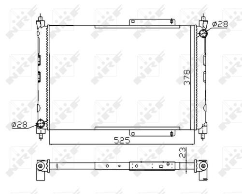 Wilmink Group WG1722955 Radiator, engine cooling WG1722955