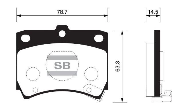 FI.BA filter FBP1049 Brake Pad Set, disc brake FBP1049