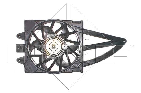 Wilmink Group WG1720215 Hub, engine cooling fan wheel WG1720215