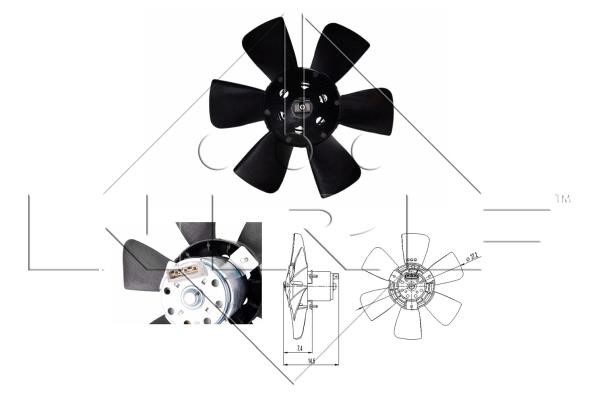 Wilmink Group WG1720352 Hub, engine cooling fan wheel WG1720352