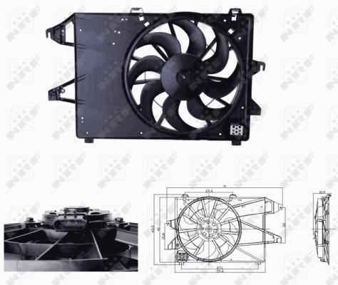Wilmink Group WG1720618 Hub, engine cooling fan wheel WG1720618