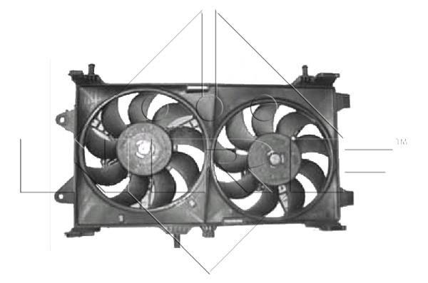 Wilmink Group WG1720684 Hub, engine cooling fan wheel WG1720684