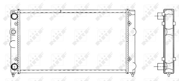 Wilmink Group WG1721697 Radiator, engine cooling WG1721697