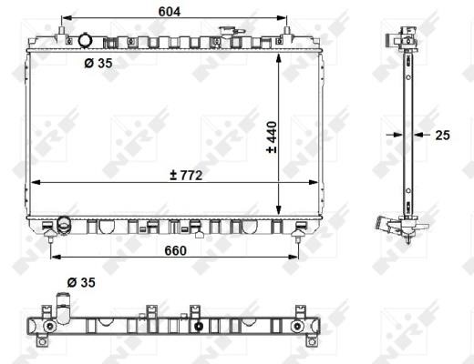 Wilmink Group WG1721999 Radiator, engine cooling WG1721999