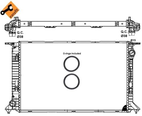 Wilmink Group WG1722007 Radiator, engine cooling WG1722007