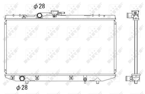 Wilmink Group WG1722175 Radiator, engine cooling WG1722175