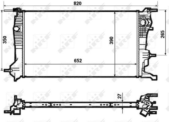 Wilmink Group WG1722768 Radiator, engine cooling WG1722768