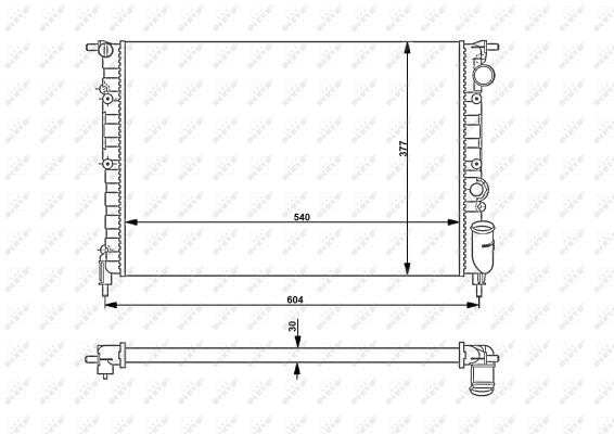 Wilmink Group WG1722888 Radiator, engine cooling WG1722888