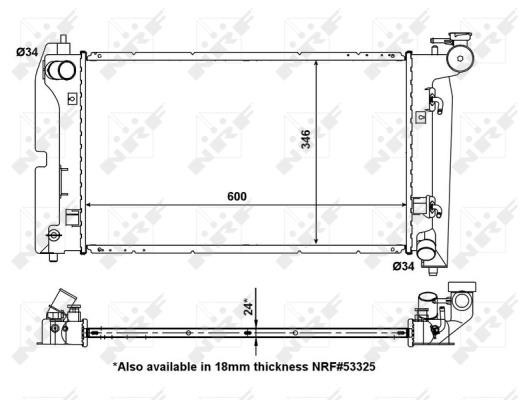 Wilmink Group WG1723086 Radiator, engine cooling WG1723086