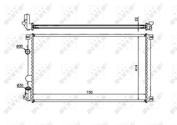 Wilmink Group WG1723281 Radiator, engine cooling WG1723281