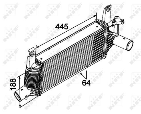 Wilmink Group WG1724020 Intercooler, charger WG1724020