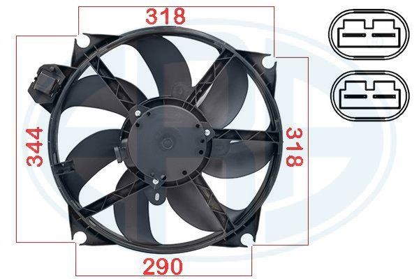 Wilmink Group WG2101513 Hub, engine cooling fan wheel WG2101513