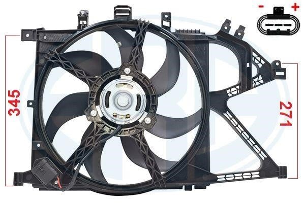 Wilmink Group WG2101654 Hub, engine cooling fan wheel WG2101654