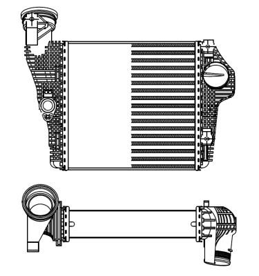 Wilmink Group WG2158706 Intercooler, charger WG2158706