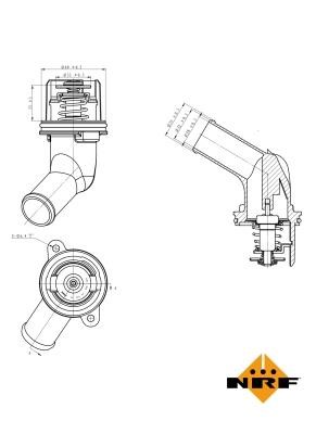 Wilmink Group WG2184677 Thermostat, coolant WG2184677