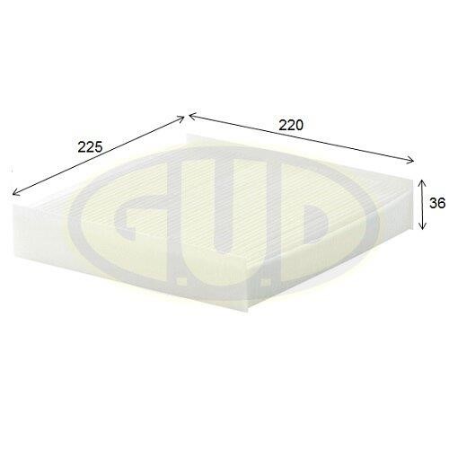 G.U.D GCF2245 Filter, interior air GCF2245