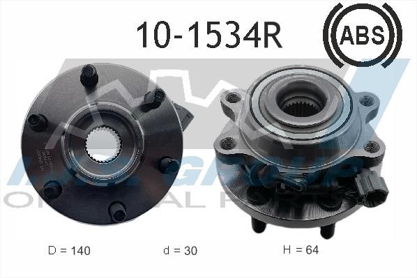 IJS Group 10-1534R Wheel hub bearing 101534R