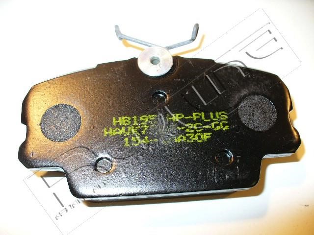 Redline 27RV014 Brake Pad Set, disc brake 27RV014