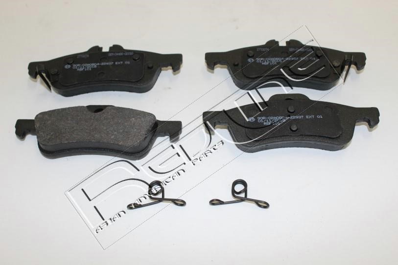 Brake Pad Set, disc brake Redline 27TO074