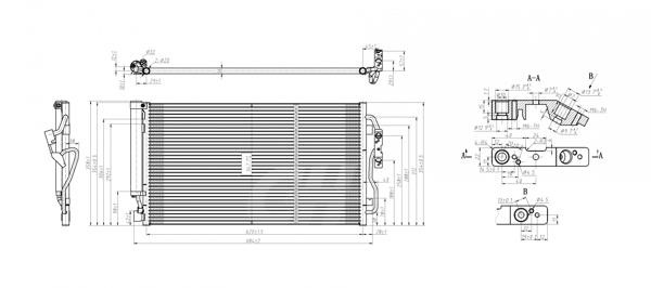 Air con condenser BMW 4 series: 616781 Hart AC Condenser