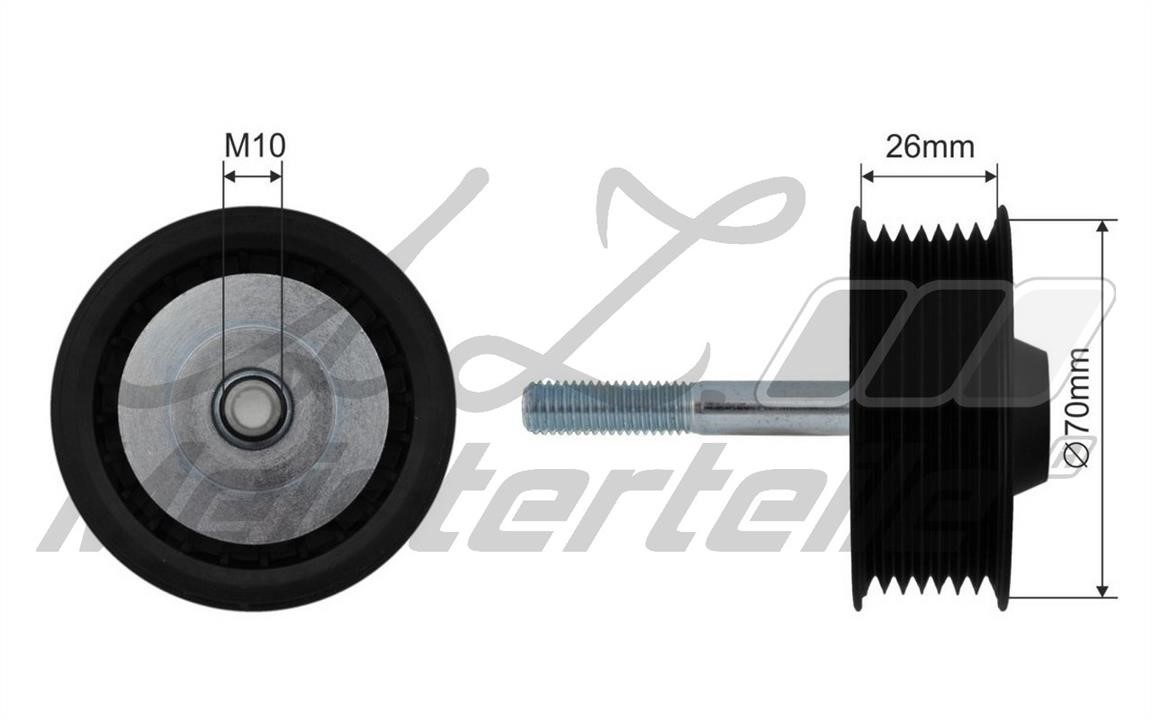 A.Z. Meisterteile AZMT-20-031-2134 Deflection/guide pulley, v-ribbed belt AZMT200312134