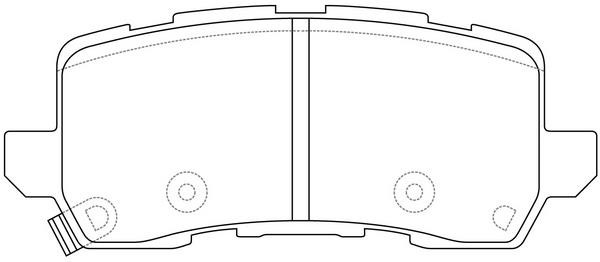 FiT FP1698 Rear disc brake pads, set FP1698