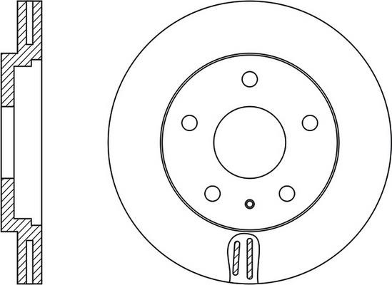 FiT FR0230V Rear ventilated brake disc FR0230V