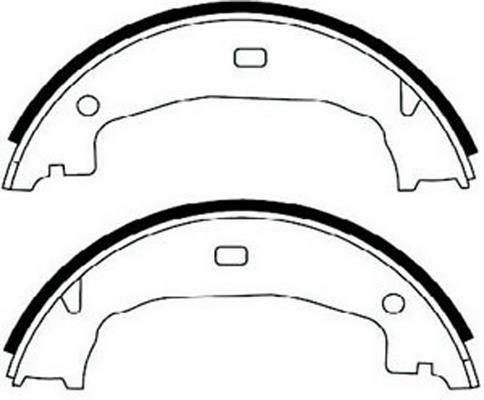 FiT FT2050 Parking brake shoes FT2050