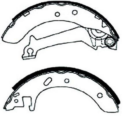 FiT FT1039 Brake shoe set FT1039