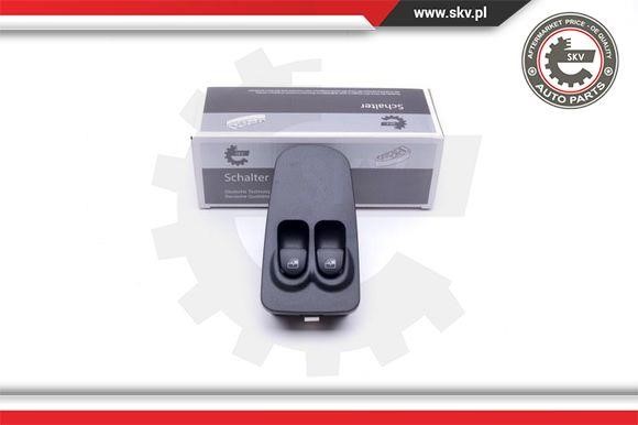 Electric window switch Lancia Ypsilon: 37SKV157 Esen SKV Window regulator button block