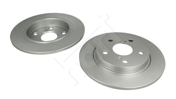 Hart 258 002 Rear brake disc, non-ventilated 258002