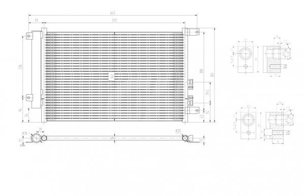 Aircon condenser Alfa Romeo 147: 603034 Hart AC Condenser