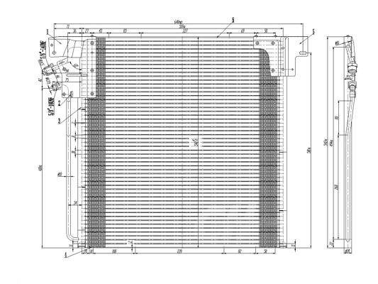 Air con condenser Mercedes V-Class: 606120 Hart AC Condenser