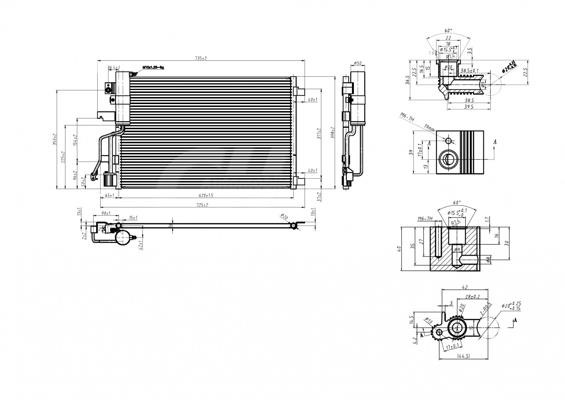 Hart 611 425 Condenser, air conditioning 611425