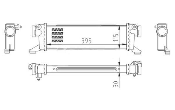 612556 Hart Intercooler, charger