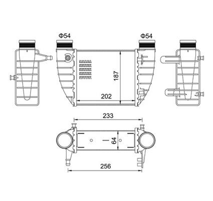 Intercooler charger Seat Exeo: 620247 Hart Intercooler, charger