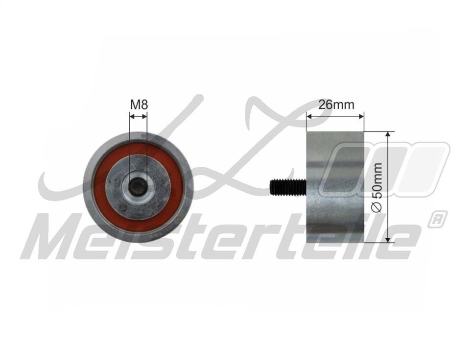 A.Z. Meisterteile AZMT-20-031-1131 Deflection/guide pulley, v-ribbed belt AZMT200311131