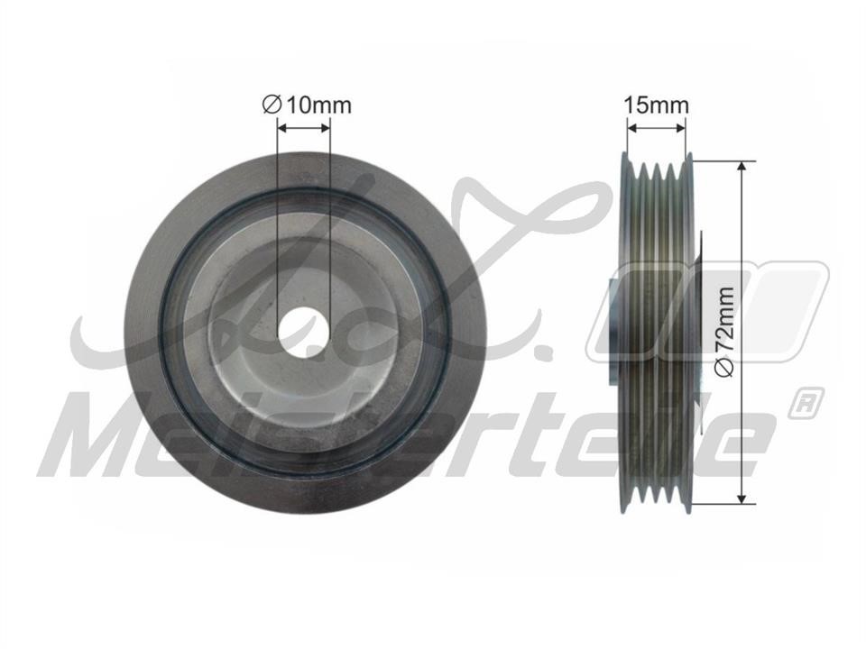 A.Z. Meisterteile AZMT-20-031-1244 Tensioner pulley, v-ribbed belt AZMT200311244