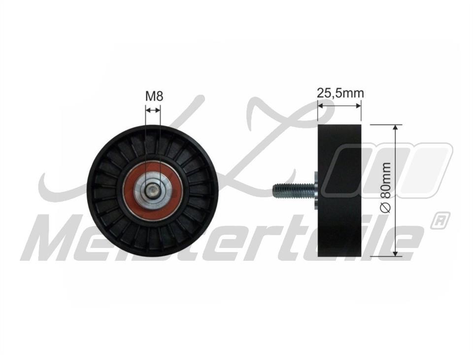 A.Z. Meisterteile AZMT-20-031-1246 Tensioner pulley, v-ribbed belt AZMT200311246