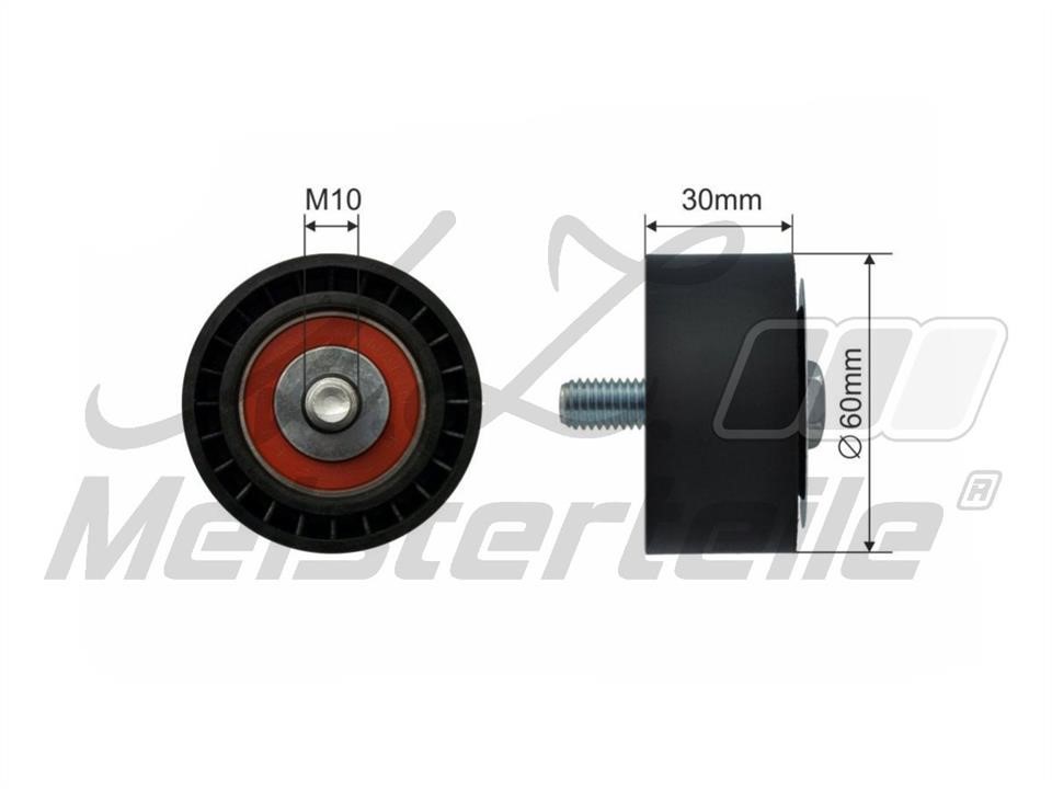 A.Z. Meisterteile AZMT-20-031-1196 Deflection/guide pulley, v-ribbed belt AZMT200311196