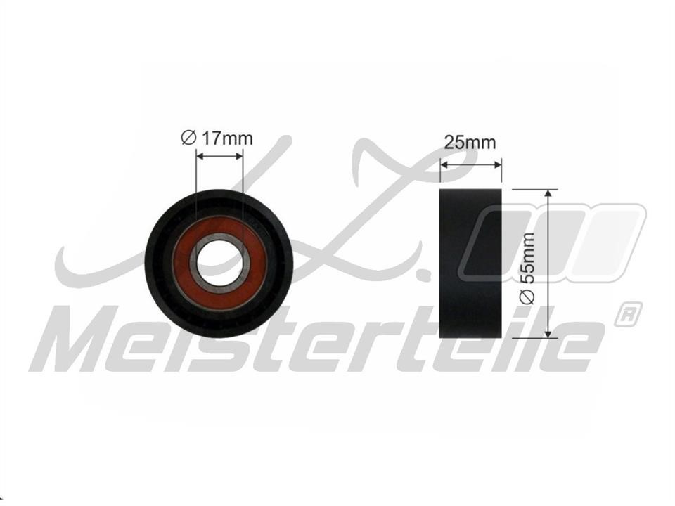A.Z. Meisterteile AZMT-20-031-1292 Deflection/guide pulley, v-ribbed belt AZMT200311292