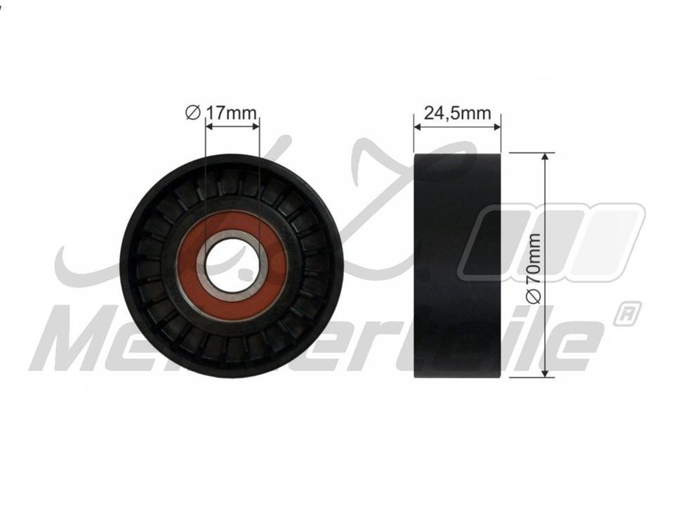 A.Z. Meisterteile AZMT-20-031-1319 Deflection/guide pulley, v-ribbed belt AZMT200311319