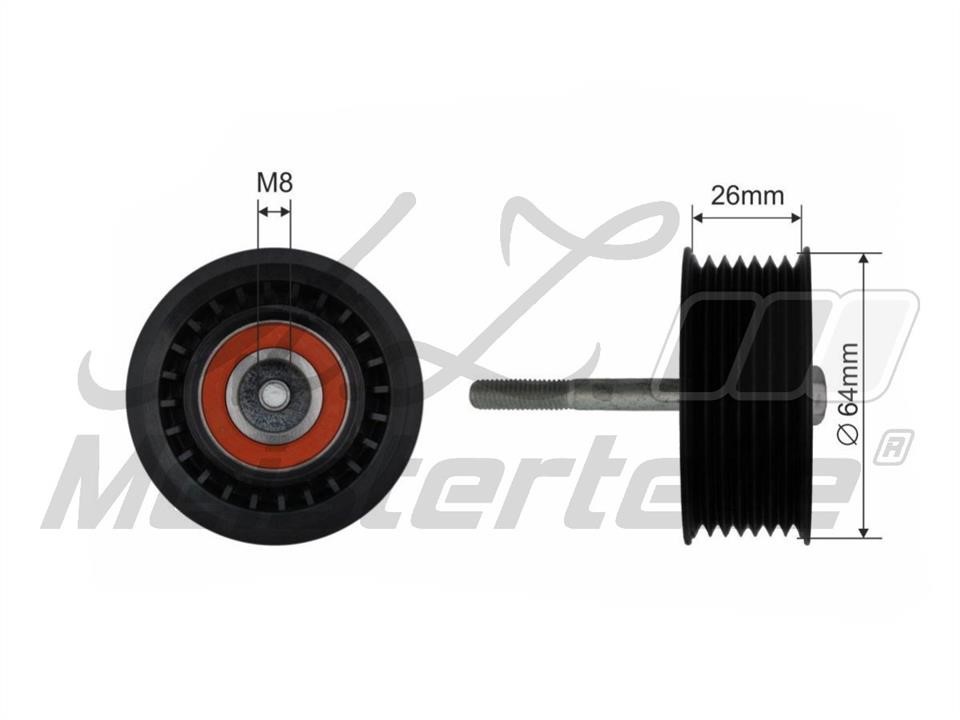 A.Z. Meisterteile AZMT-20-031-1335 Deflection/guide pulley, v-ribbed belt AZMT200311335