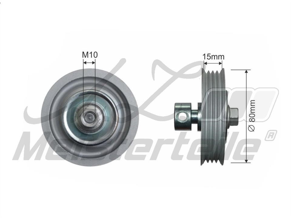 A.Z. Meisterteile AZMT-20-031-1340 Tensioner pulley, v-ribbed belt AZMT200311340